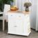 Homcom Kitchen 3-Tier Island Trolley Table