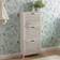 GFW Bergen Three Tier White Shoe Rack 52.5x108.5cm