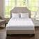 Madison Park Heavenly Soft Overfilled Mattress Cover White (213.4x182.9)