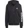 adidas Essentials Linear Full-Zip French Terry Hoodie - Black