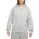 Nike Solo Swoosh Men's Full Zip Hoodie - Dark Grey Heather/White