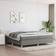 vidaXL Fabric Sengeramme 200x200cm