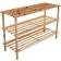 Northix Confortime Wooden 3 Shelves Shoe Rack