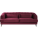 Beliani Burgundy Sletta 3 Seater Sofa 3 Seater