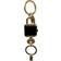 Coach Lock And Key Bag Charm Keyring