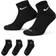 Nike Everyday Plus Cushioned Ankle Training Socks 3-pack - Black/White