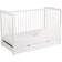 MCC Direct Brooklyn Baby Cot Crib Grey with Mattress 26x49.2"