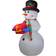 Northlight Inflatable Decorations Snowman with Gift