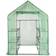 VonHaus Walk In Greenhouse Edelstahl PVC-Kunststoff