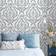 Nuwallpaper Blue Guildford Peel & Stick Wallpaper