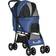 Pawhut Pet Stroller Dog Pram Pushchair Cat Travel Carriage Universal Wheels