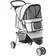 Pawhut Stroller Pushchair Carrier for Cat Puppy with 3 Wheels