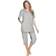 Women's Plus Size Capri Lounge Set