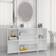 vidaXL White 120x30x75 Sideboard 120x75cm