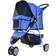 Pawhut Pet Travel Stroller Pushchair Trolley Puppy Jogger Three Wheels 45x97cm