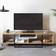 Decorotika Asal Oak/White/Black TV Bench 150x40cm