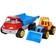 Neutral LKW Kipper mit Bagger 107134610 Spielzeugauto