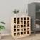 vidaXL Vinreol 55.5x34x61 cm Massivt Fyrretræ Barskab