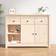 vidaXL Skänk 100x35x74 furu Sideboard 100x75cm