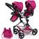 Bayer Twin Dolls Pram with Fairy