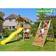Nordic Play Playtower Jungle Gym Cottage Complete incl Climb Module X'tra & Slide