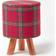 Homescapes 32 Tartan Foot Stool