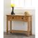 SECONIQUE Corona Pine Console Table 34x90cm