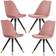 Life Interiors Sofia Velvet Kitchen Chair