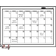 WallPops White Monthly Dry Erase Calendar 91.4x25.4cm