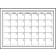 WallPops White Monthly Dry Erase Calendar 91.4x25.4cm