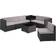 tectake Verona Loungesæt, 1 borde inkl. 6 sofaer