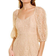 Taylor Sweetheart Neckline Puff Sleeve Lace Dress