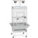 Prevue Wrought Iron Parrot Bird Cage 24x20x60in Pewter
