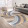 Serdim Rugs Soft Swirl Yellow, Grey 160x230cm