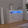 vidaXL 115.5x30x75cm High Gloss White Sideboard 115.5x75cm