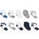 Hanes Toddler's Ankle Socks 10-pack - Blue/White/Grey Assorted (27T10)