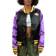 Mitchell & Ness Women's Satin Jacket 2.0 Los Angeles Lakers - Black