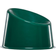 Verner Panton Panto Pop Vert Foncé Fauteuil