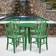 Flash Furniture Thomas Commercial Grade Patio Dining Set