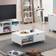 Timber Art Design UK Pulford Scandi White Coffee Table 60x100cm