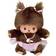 Monchhichi Classic Plush Toy Girl with Diaper