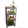 Mind Reader Metal Bar Cart Black Wine Rack 18x39.2"