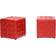 Baxton Studio Set of 2 Siskal Modern Cube Seating Stool