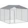 Pawhut Dog Kennel Outdoor with Water-Resistant Cover 9.8'x9.8'x7.7'