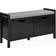 SoBuy Hallway Shoe Black/Grey Storage Bench 91x50cm