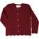 Geggamoja Cardigan - Burgundy (122128)