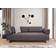 Hanah Home Southburn Sovesofa 3-Pers Antracit Sofa