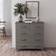 vidaXL SKM Skänk ljusgrå Sideboard