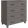 vidaXL SKM Skänk ljusgrå Sideboard