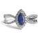 Netaya Interlocking Ring - Silver/Sapphire